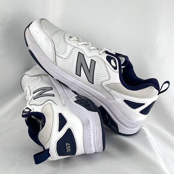 New Balance 857 V3 MX857VN3 White Navy Training Shoes Mens Size 10 Rollbar main image 4